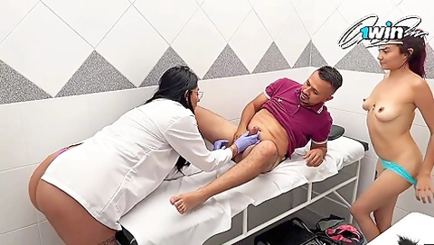 Fetish With One Of Our Patients My Friend Sucks His Ass And I Let Him Fuck Me Very Nice