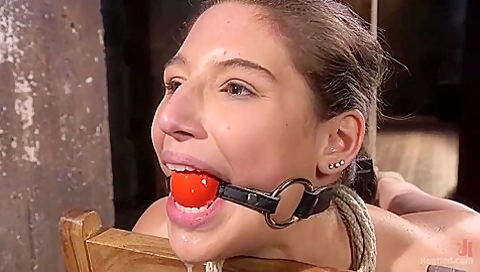 In Masochistic Pain Slut In Bondage, Tormented, And Used For Her Holes - Abella Danger And The Pope