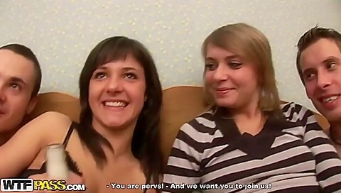 Kinky student 18+ Group Sex Before Holidays, 5 With Lola, Ruby And Sasha