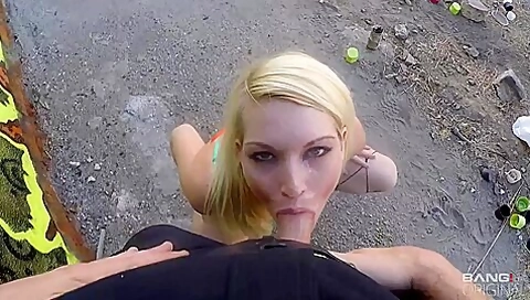 Skylar Madison Avoids Arrest By Double Teaming Two Cops!