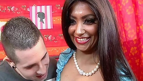 Dark Haired German Babe Gets Her Hairy Pussy Sprayed With Warm Cum - Teaser Video