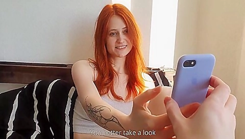 Fucked A Red-haired Beauty With The Help Of An Iq Test 18 Min