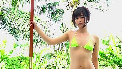 Masako - Neon Green Thong